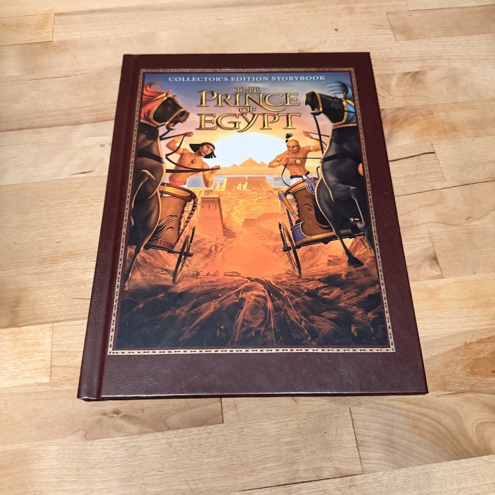 The Prince of Egypt Collectors Edition Storybook Hardcover Dreamworks Film Moses